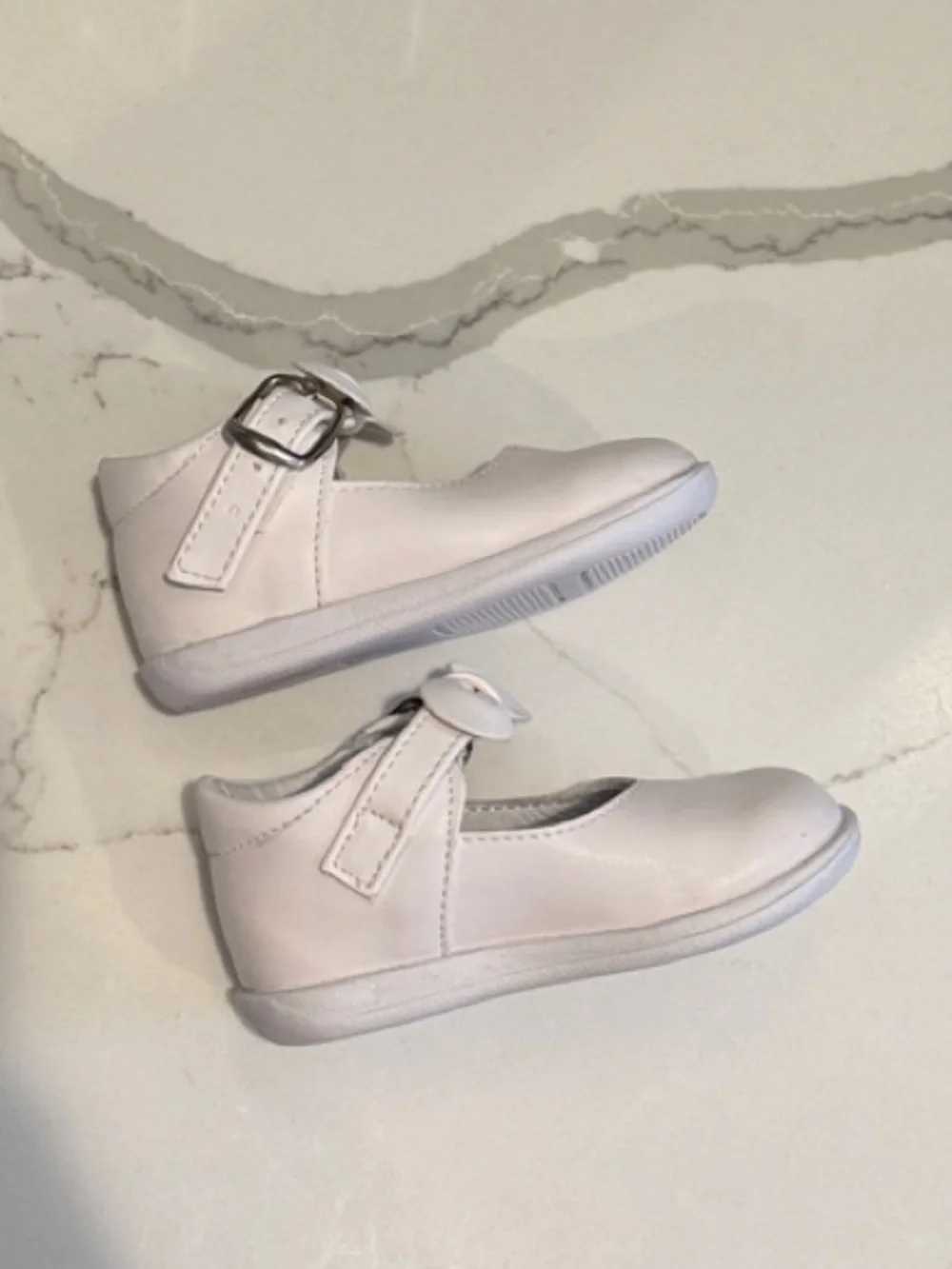 Baby Bow Mary Jane Shoes in Cream - Classic Dress Shoe